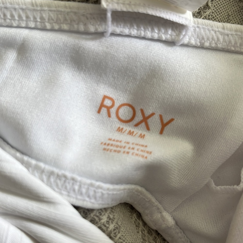 EUC Roxy Ribbed bikini top white - Picture 4 of 4